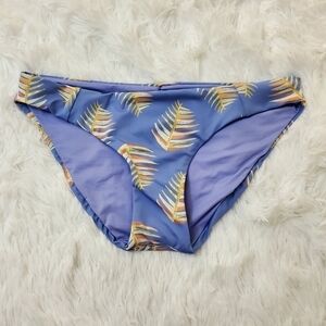 Patagonia Sunamee Bikini Bottom Small Purple Resortwear‎ Swimsuit Palms NWT